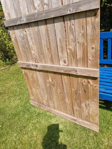 wooden fencing panel