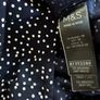 M&S Navy White Dot Blouse Size 38 or 10 UK Image 9