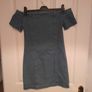 New Look off the shoulder Denim dress Image 5