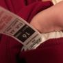 Dunnes Red Crossover effect Top with diamond detail Image 3