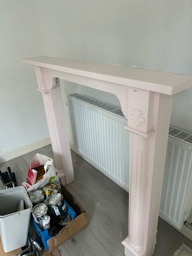 Fireplace and surround