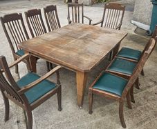Oak Table and Chairs