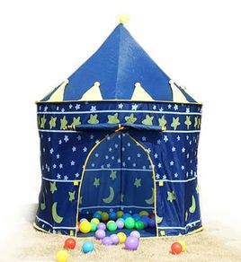 Tent For Children Boy Girl Castle Portable Foldable Folding Tent