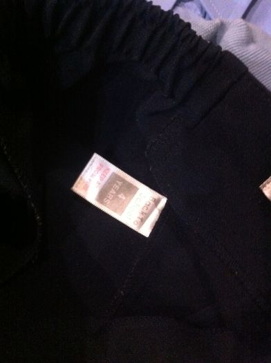 Boys blue school uniform, trousers, 2 shirts, 2 jumpers. Age 4-5.