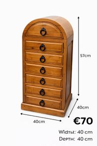 Solid wood Tallboy