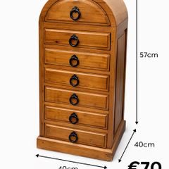 Solid wood Tallboy