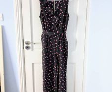 Floral Sleeveless Jumpsuit Size 10 (Dunnes)