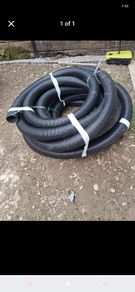 110mm Land Drainage Pipe Brand New Leftover 28 Meters