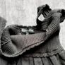 For Love & Lemons Black Ribbed Knit Babydoll Mini Dress Ruffle Strap Coquette Xxs Image 5