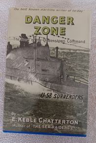 Book . Local history Cobh. Danger zone the story of the queenstown command. Illustrated.