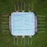 Family Pool 3x3x1m Steel Frame Pool Garden Pool Steel Tubular Pool Swimming Pool Image 3