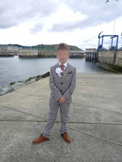 Boys Communion Suit and Shoes