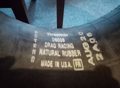 Racing Car Firestone Inner Tube Tyres  D6028 15-15/16