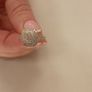 White gold engagement ring Image 5