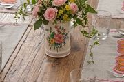 Porcelain antique kitchen vase utensil holder