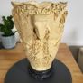 Heavy Carved Oriental Vases Image 9