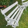 2 garden benches with heavy victorian cast iron ends Image 3