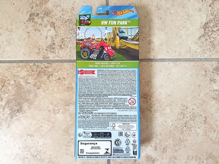 Hot Wheels HW Fun Amusement Park Cars Vehicles die-cast 1:64 5-Pack 2025 JBJ88