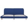 Bed Frame Blue Fabric 150x200 cm Image 3