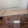 Light Oak Drop-Leaf Table Image 2
