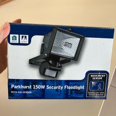 Parkhurst security light with motion sensor