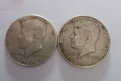 1964 kennedy silver half dollar