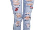 Skinny_Jeans_DeStroyed_look_with_patches__Color_JEANSBLUE size s