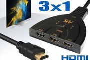 4K 3D Mini 3 Port HDMI-compatible Switch 1.4b 4K Switcher Splitter 1080P 3 in 1 out Port Hub for DVD HDTV Xbox PS3