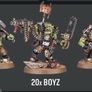 Warhammer 40k Mob of 20 Ork Boyz Image 2