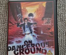 On Dangerous Ground ex rental VHS big box 1986