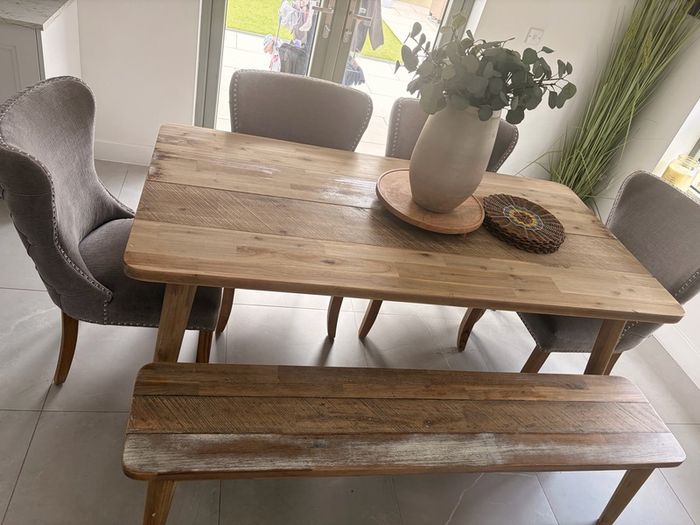 Havana Dinning Table & Bench