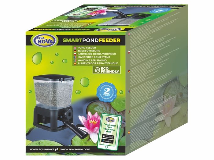 Aqua Nova Automatic Pond Fish Feeder with WiFi 6L
