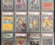 Selection of Pokemon slabs