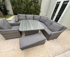 Garden Sofa + Table