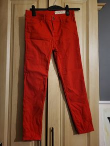 ESMARA Super skinny red jeans 7/8 lenght 38/10