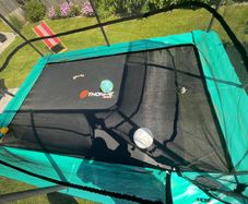 Thorpe Sports 12 x 8ft Rectangle Trampoline with Enclosure - Excellent Condition