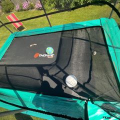 Thorpe Sports 12 x 8ft Rectangle Trampoline with Enclosure - Excellent Condition