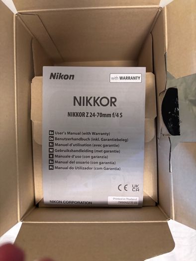 Mirrorless camera Nikon Z5 + NIKKOR Z 24-70mm f/4 S lens