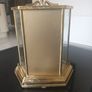 Vintage 70's Kundo Kieninger & Obergfell Brass/Glass Clock. Image 2