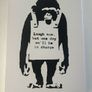 5 x BANKSY canvas prints job lot Image 2
