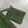 Large slouch tote suede leather bag Image 2