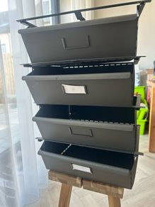 ikea Ivar shelves grey