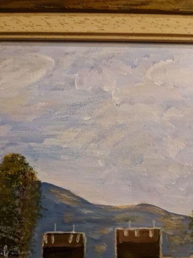 Signed oil painting Gertie Cox
