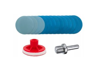 14x Sanding Discs 75mm (3 inch) #800/1000/1200/1500/2000/2500/3000 + backing pad