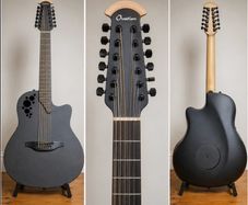 Ovation Pro Series Elite 2058-TX Guitar with moulded Ovation Hard Case