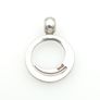 Vintage 925 Sterling Silver Geometric Modernist Pendant Image 4