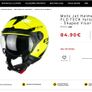 Moto Jet Helmet CGM 167X FLO TECH Yellow Fluo Black - size M (56cm) Image 4