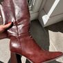 Brown Knee-High Boots Image 8