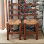 Farmhouse style Solid wood dining/occasional chairs Image 2
