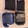 Two high-backs (one can be dismantled into two pieces), one is a travel high-back booster that folds into itself for travel.  The others are perfect for spares in the boot for lifts.  Well-used, fair condition but clean Image 2